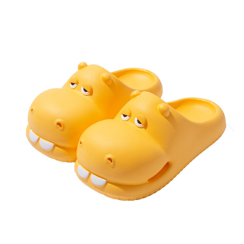 Dép Mùa Hè Hoạt Hình Dễ Thương Hà Mã Chống Trơn Trượt Sandal Nhà Ngoài Trời Mặc Đế Dày Bước Trên Shit Feel Nữ 2026 Phong Cách Mới Phòng Tắm