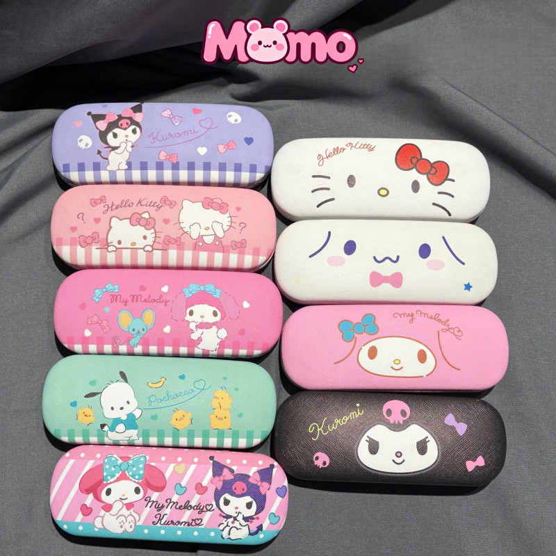 Hộp đựng kính mắt Sanrio Hộp đựng kính PU Kuromi Melody dễ thương