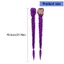 Yoo 26cm Dài Bím Tóc Giả Cho Cosplay Người Hâm Mộ Tiệc Dễ Dàng Lắp Đặt Bảo Trì Thấp Sợi Tổng Hợp