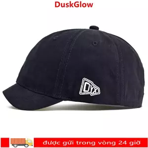Mũ Bóng Chày DUSKGLOW Phong Cách Xe Tải Vành Ngắn - Chất Liệu Cotton Cấu Hình Thấp
