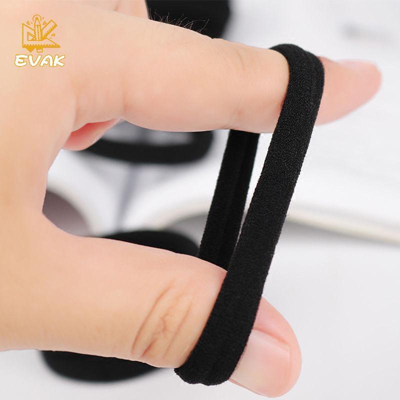 Dây buộc tóc co giãn cao su - Set 100 chiếc giá rẻ dành cho nữ và bé gái VN