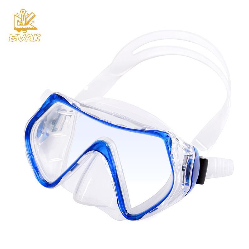 Mặt nạ lặn Alittlesetrtu với kính cường lực, khung lớn trong suốt, phù hợp người lớn - VN