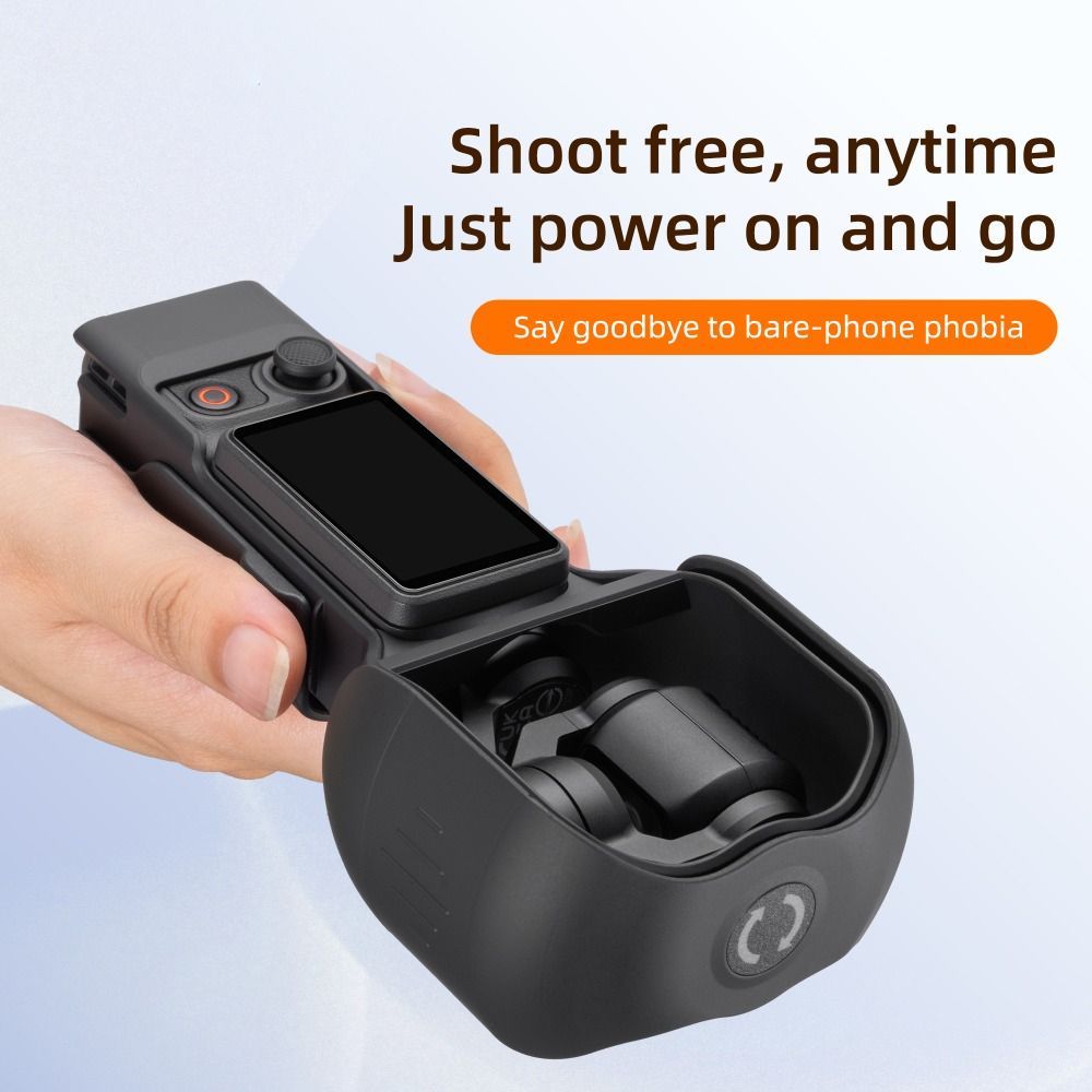 Bảo vệ lật YICA, Thiết kế không loại bỏ Bảo vệ an toàn Gimbal chống trầy xước, Flip Shield Bảo vệ toàn diện Snapshot cho DJI Osmo Pocket 4 3