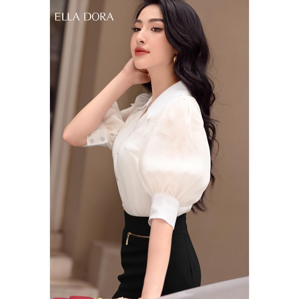 Chân váy công sở ELLA DORA thiết kế khóa đồng form ôm thanh lịch sang trọng màu ĐEN [CV196]