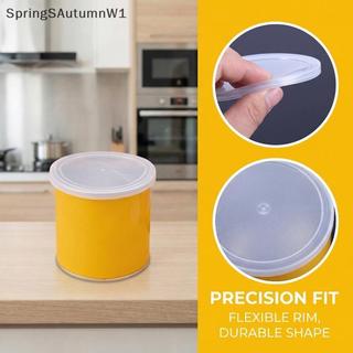 [SpringSAutumnW1] Nắp nhựa bảo quản thực phẩm Chống rò rỉ Con dấu kín Vỏ thay thế có thể tái sử dụng Nhiều kích thước cho lọ nhà bếp Cốc Hộp đựng Boutique