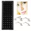 Nhẫn Xương Stud 60 Chiếc, Pha Lê Kim Cương Giả, Thép Cao Cấp - AqToCna