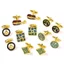 Cufflinks Phù Hợp Nam/Nữ, Tùy Chỉnh Thiết Kế, Nút Cuffs Thời Trang 7FJ9