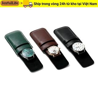 Phụ kiện đồng hồ JOYFULLIFE, Túi đựng đồng hồ chống bụi bằng da PU, Túi đựng quà lật di động Túi đựng đồng hồ