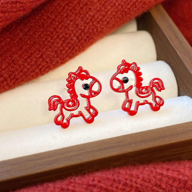 Bông Tai Pony Sang Trọng Cao Cấp, Thiết Kế Tinh Tế