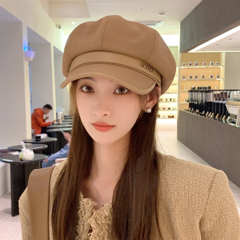 Mũ nón beret nồi bánh tiêu nữ Hàn Quốc phong cách newboy ulzzang đẹp mùa đông
