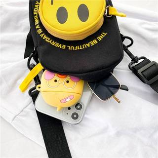 Trẻ Em Đeo Ngang Túi Nhỏ Đẹp Trai Thời Trang Mặt Cười Ví Đựng Tiền Xu Bé Gái Phong Cách Nước Ngoài Mini Thường Ngày Túi Công Chúa