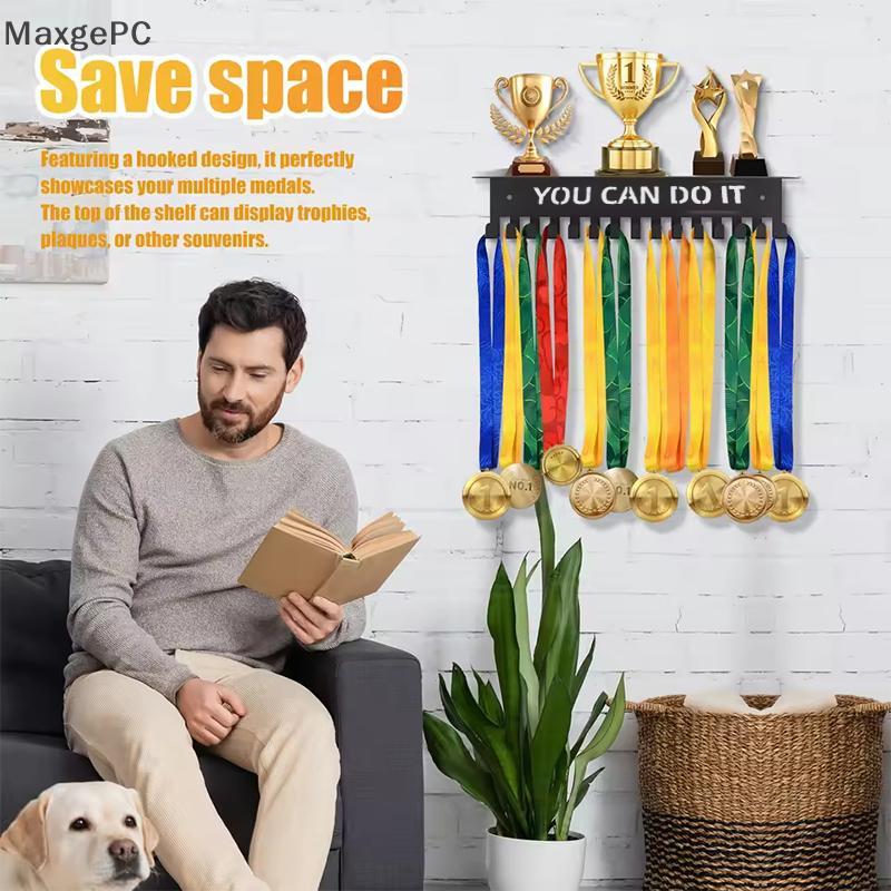 COD kim loại huy chương Rack hiển thị-treo tường người giữ giải thưởng cho thể thao mới