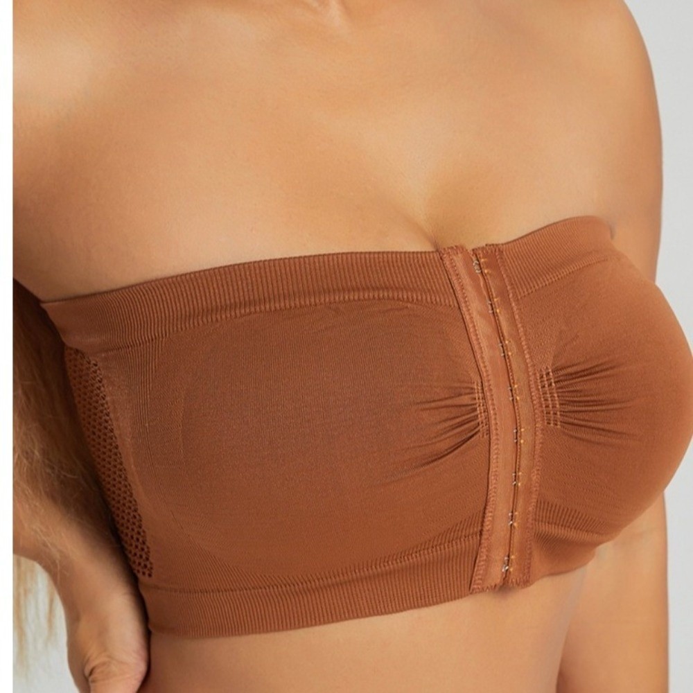 Áo Ngực Quây SAIA Bandeau Cỡ Lớn, Đóng Cửa Phía Trước Thoải Mái