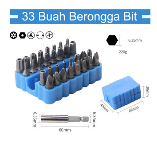 Chammart H0069 Bộ tuốc nơ vít 33 đầu - Đa năng cho sửa chữa và máy khoan gia đình