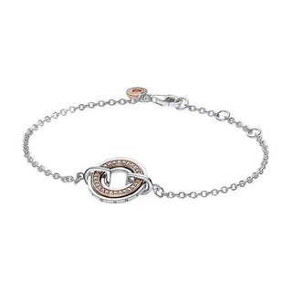 Vòng tay đan chéo hai dây S925 - Phong cách thời trang nữ