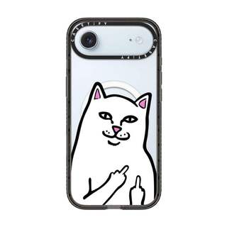 CASECASE X Lord Nermal Edge Đen Trong Suốt Cứng Từ Hút Tác Động Dành Cho Apple IPhone 12 13 14 15 16 17 Pro Max Air Plus Có Hộp