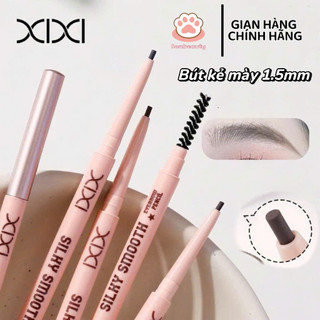 Chì kẻ mày xi xi đầu mảnh 2 đầu chuốt, vẽ nét mảnh xixi