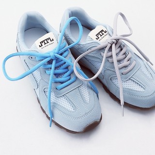 Mới 1 Đôi Nửa Tròn Chất Lượng Cao Dây Giày Chiều Rộng 5 Mm Màu Trơn Dây Giày Sneaker Cổ Điển Dây Giày 100 / 120 / 140 / 160cm