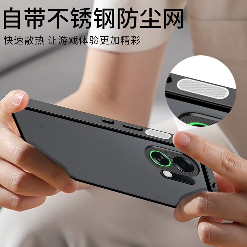Khung kim loại Matte Plastic Back Cove cho OPPO K13 Turbo Pro Vỏ điện thoại bảo vệ chống sốc