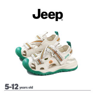 JEEP Mùa Hè Baotou Dép Bé Trai Bé Gái Đế Mềm Phong Cách Thể Thao Chống Mài Mòn Giày Trẻ Em Thông Thường