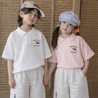 [DOU DOU KID] APL1 Áo Polo Trẻ Em Bé Trai Bé Gái Size 16-48kg,Chất Aó cotton hữu cơ cho bé trai và bé gái
