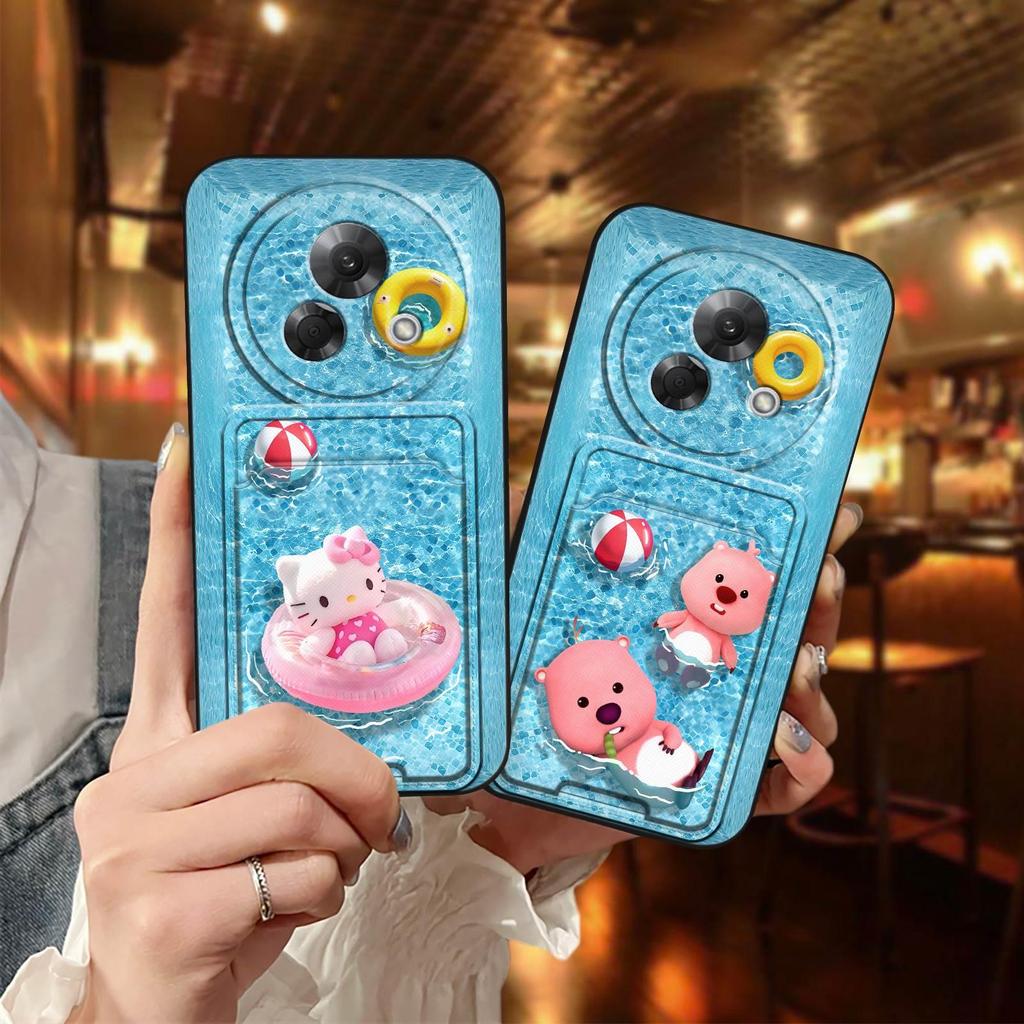 Ốp Điện Thoại Graffiti TPU Mềm Bền Cho Meizu Lucky08, Khe Cắm Thẻ, Silicon Bảo Vệ