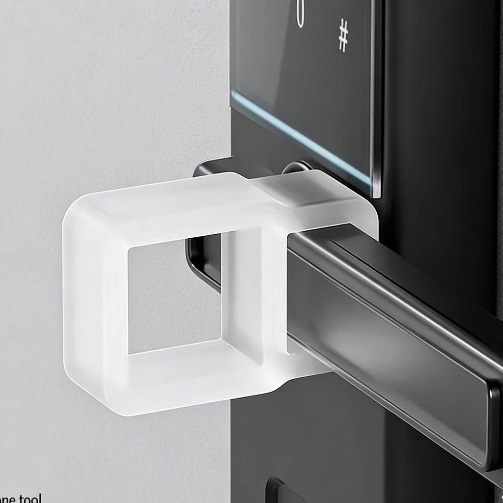 Tay nắm đồ nội thất di động Chặn cửa- Núm cản cửa chống bẩn-Bảo vệ tường gia đình- Tay nắm cửa silicon Crash Pad