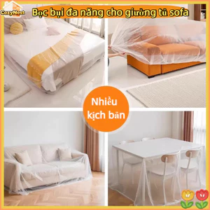 Bọc bụi đa năng cho giường tủ sofa, chống bụi chống nước, dây rút co giãn, kích thước lớn