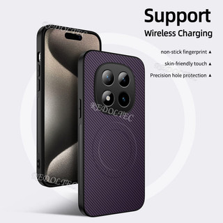 POCO M8 M8Pro 5G Da Chống Sốc Họa Tiết Sợi Carbon Vỏ Từ Tính Xiaomi POCO M8 Pro POCOM8 Vỏ Điện Thoại Sạc Không Dây