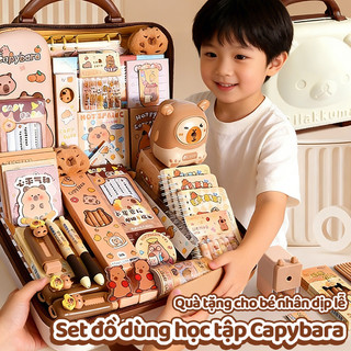 Bộ Dụng Cụ Học Tập Chất Lượng, Quốc Tế Thiếu Nhi 1/6, Túi Đựng Bút Capybara, Văn Phòng Phẩm Quà Tặng