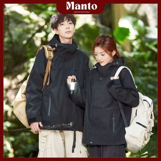 Áo khoác dù nam nữ unisex 2 lớp from chống nắng cản nước gió có túi nhiều màu hottrend Manto Shop