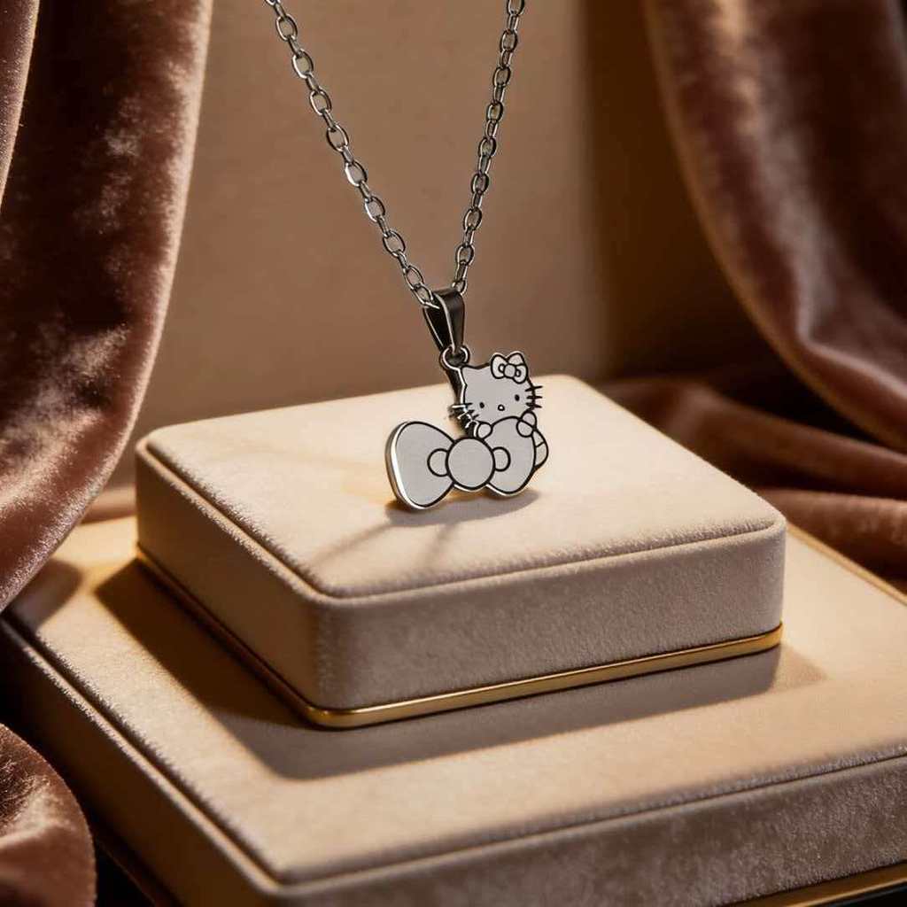 Nhật Bản Phim Hoạt Hình Hàn Quốc Dễ Thương KT Mèo Vòng Cổ Sáng Tạo Dễ Thương Vũ Khí Thiết Kế Trái Tim Cô Gái Hello Kitty Ngọt Ngào Vòng Cổ Bạn Gái Quà Tặng