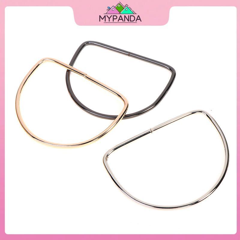 MYPANDA D Túi Kim Loại Tay Cầm Túi Xách Dây Đeo Ví Phần Cứng Thay Thế Phụ Kiện Handmade.