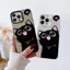 Ốp Lưng Tương Thích Cho iPhone 17 Air 16 15 14 13 12 11 Pro X XR XS Max SE 2020 6 6S 7 8 Plus Mạ Acrylic IMD Case Motif Mèo Dễ Thương CYIM165