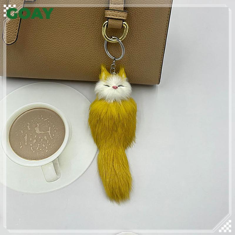 GOAY Trang Sức Thời Trang Dễ Thương Sang Trọng Nhỏ Cáo Móc Khóa Người Phụ Nữ Túi Mặt Dây Chuyền Quà Tặng Sáng Tạo Đồ Trang Trí Móc Khóa VN