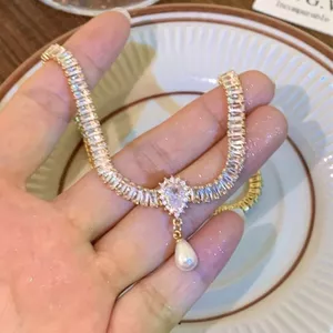 Vòng cổ ngọc trai mát mẻ và thả tự do phong cách Nhật - Hàn cho nữ