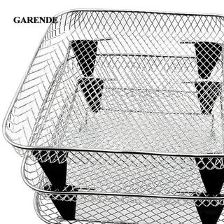 Garende Air Fryer Rack Giỏ rang Dụng cụ nấu ăn Đa năng Ba lớp có thể xếp chồng lên nhau cho nhà hàng Nấu ăn nhà bếp tại nhà