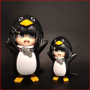 SY Arknights: Endfield Gugu Gaga Chim Cánh Cụt Quản Lý Chibi Nhân Vật Hành Động Bộ Sưu Tập Dễ Thương Trang Trí