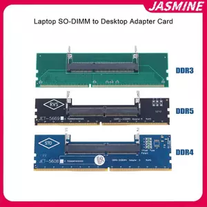 JASMINE DDR3 DDR4 DDR5 Laptop SO-DIMM Sang Máy Tính Để Bàn Adapter Thẻ Chuyển Đổi Bộ Nhớ RAM Kết Nối Adapter JASMINE