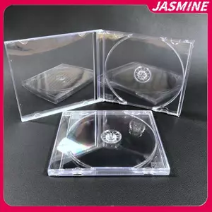 JASMINE Nhựa Trong Suốt Đĩa Đơn Hộp Đựng CD CD CD CD Thiên Tính Đĩa DVD Hộp Bảo Quản Hộp Sắp Xếp Album Hộp Trường Hợp JASMINE
