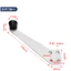 Doorstop 304 Cửa Inox Chống Va Chạm 90 Độ Cửa Cao Su Trái Phải Mở Giới Hạn Phong Cách Mới Không Từ Tính Dày Va Chạm