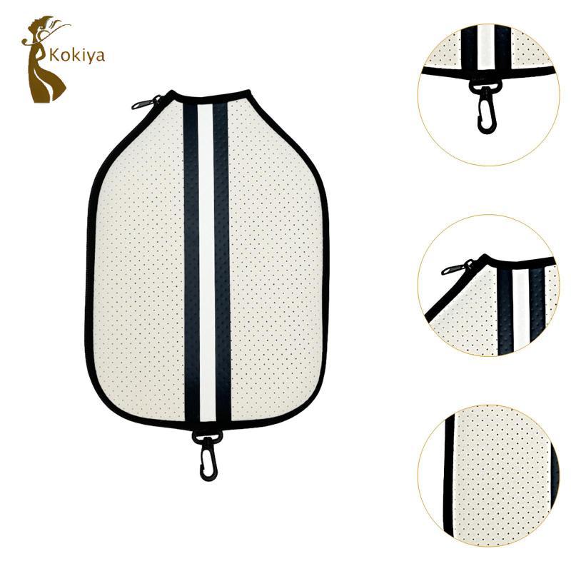 Túi bảo quản vợt pickleball với dây kéo và bao neoprene chống thấm nước, phù hợp cho luyện tập hàng ngày