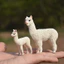 Đức Sile Alpaca Cỏ Bùn Ngựa Nhỏ Alpaca Mẫu Trang Trại Động Vật Đồ Trang Trí Trẻ Em Dễ Thương