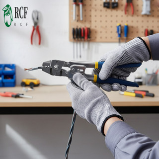 Dụng cụ uốn nhôm 10 Inch để làm việc bằng dây và điện có tay cầm chống trượt