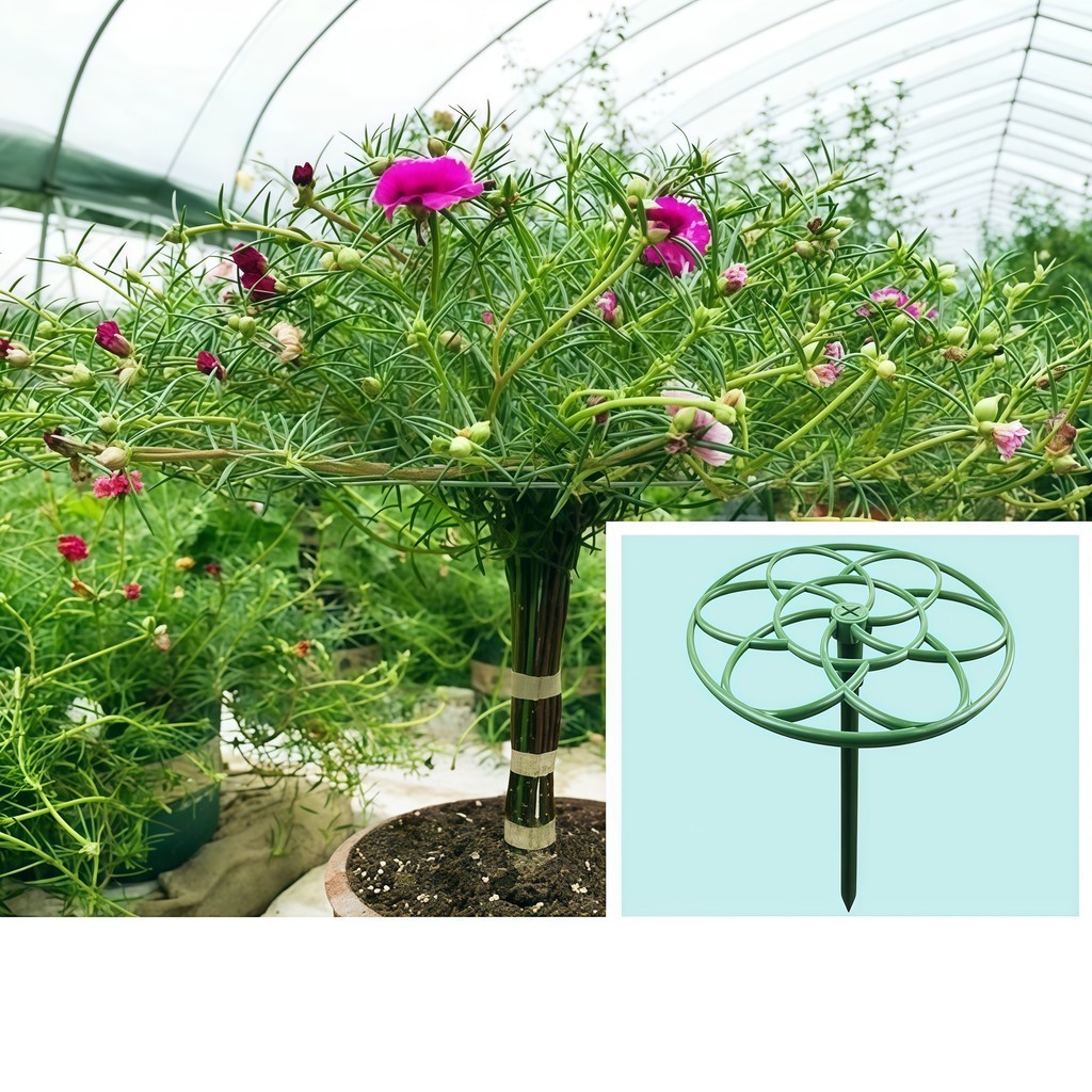 Khung Đỡ Tạo Hình Cây Hoa Mười Giờ Bằng Nhựa PVC Siêu Bền-Khung giá đỡ hoa mười giờ - FE123
