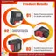 BT-168 PRO Máy kiểm tra dung lượng pin kỹ thuật số Máy kiểm tra pin bằng nhựa di động cho AA 1.5V 9V