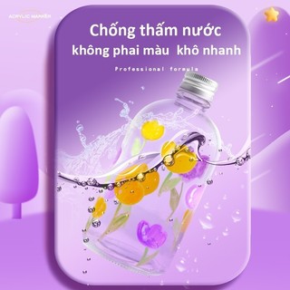 Bộ vẽ tranh bút acrylic marker 24/36/48/60 màu – Chống nước, màu sắc tươi sáng.