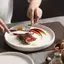 Khung Ảnh 1 Chiếc Nhẹ Sang Trọng Da Chắc Chắn Placemat Cà Phê Nâu PU Bàn Thảm Chống Thấm Nước Chống Dầu Tấm Cách Nhiệt Bát Miếng Lót Trang Trí Bàn VN