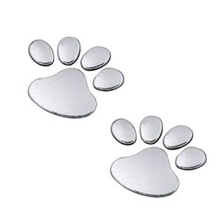 Any2Get5% tắt 1 Tấm Xe Stiers Sáng Tạo Đề Can Paw 3D Động Vật Chó Mèo Chân In Decal Xe Motocycle Stier Phụ Kiện Xe Hơi