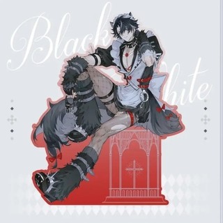 Mô hình Standee anime Genshin Impact Wriothesley Kaeya Neuvillette trang trí bàn học decor quà tặng fan game